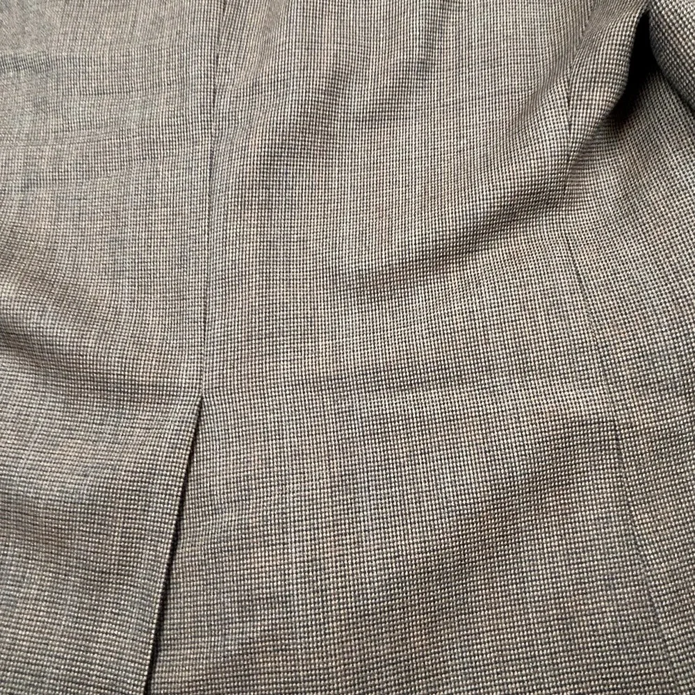 Ralph Lauren Men's 44R 100% Wool Houndstooth Sport Coat Blazer Brown